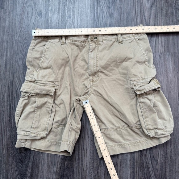 Timberland Men's Tan Cargo Shorts Size 36x9 Cotton Utility Outdoor Casual Heavy - Picture 4 of 7